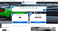 Desktop Screenshot of moparfactoryparts.com